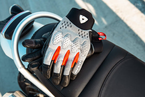GLOVES KINETIC LIGHT GREY BLACK